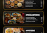 create editable canva food flyers and instagram restaurant posts